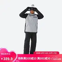 迪卡侬滑雪服decathlon迪卡侬防水专业滑雪服snb500男单板成人可拆卸专业滑雪服黑色m4572391多少钱