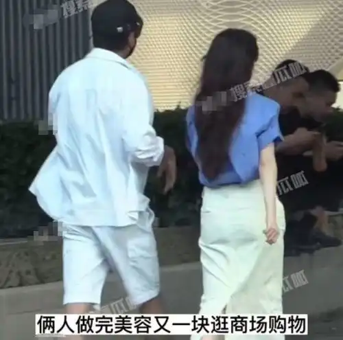 陈思诚同居试婚,陪小21岁女友逛街做美容,阮巨背影气质太像丫丫