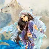 彩绘头像女生微信头像图片大全