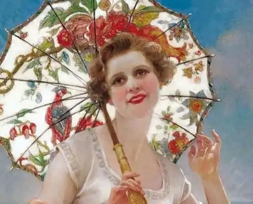 油画里的妙龄少女,诗情风韵,撩人心弦