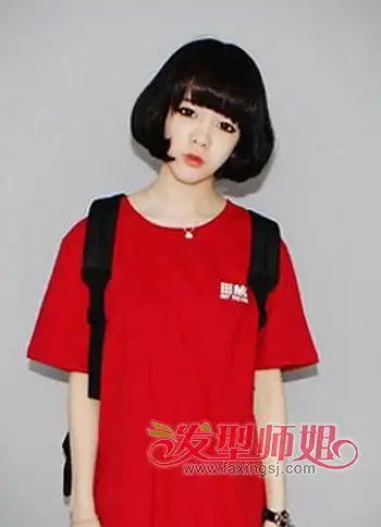 适合学生发型长发长发无刘海发型发型师姐
