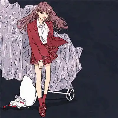 插画女生姐妹头像高清图片幸福就像沙漏需要相互
