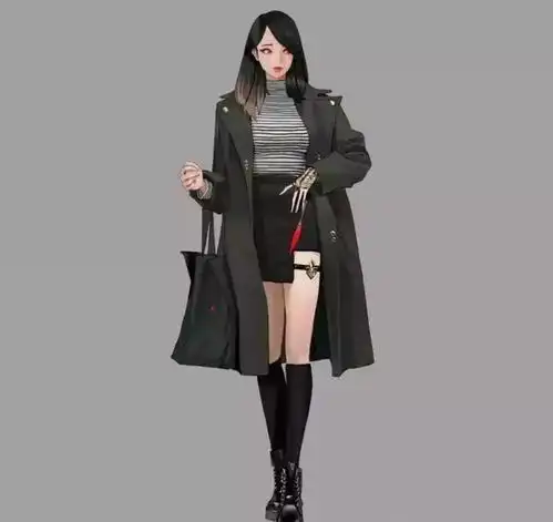 韩国画师wonbinlee,他笔下的小姐姐穿搭超级棒