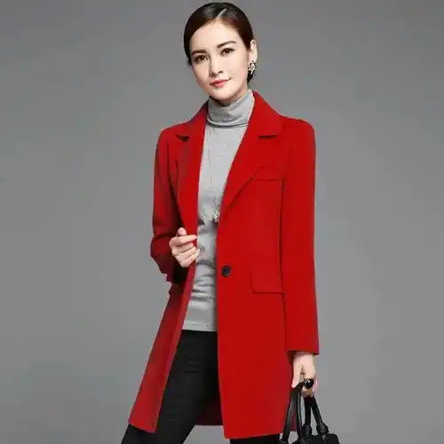 时尚女人呢子大衣,配裤子,裙子,轻松穿出优雅女人味毛呢版型双排扣呢大衣网易订阅