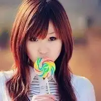 女生吃棒棒糖头像微信头像图片大全
