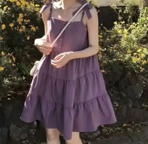 紫色系女头jk头像可爱头像大全