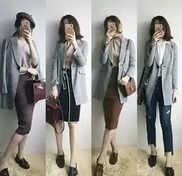 女人要精致,秋冬季显瘦气质穿搭示范,演绎优雅女人味