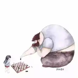 乌克兰艺术家用一组漫画讲述了渴望的父女关系,爸爸和女儿,一组暖心感人的存在
