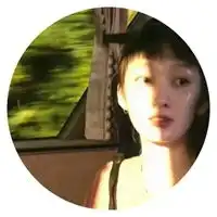圆圈头像圆圈形状女生头像