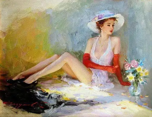 都说乌克兰美女如云,看了他的画,信了
