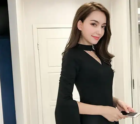 美丽大方的包臀裙,紧而不露贼迷人,尽显女王气场