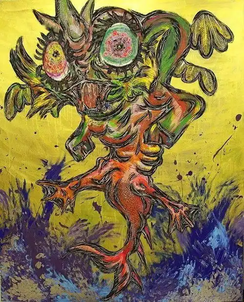 神隐美女画家画画靠通灵震惊画坛,10亿人疯狂围观,连林俊杰都为她着魔