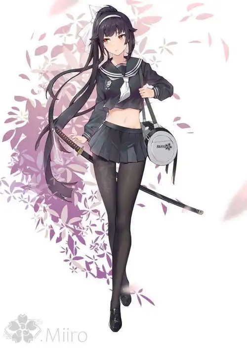 动漫裙与黑白袜jk制服主题美图壁纸v.11