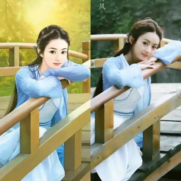 古装漫画中美少女变成真人版,赵丽颖惊艳,看到最后导演狂给她加戏