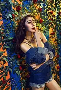 性感冷艳美女写真傲人上围诱人无比