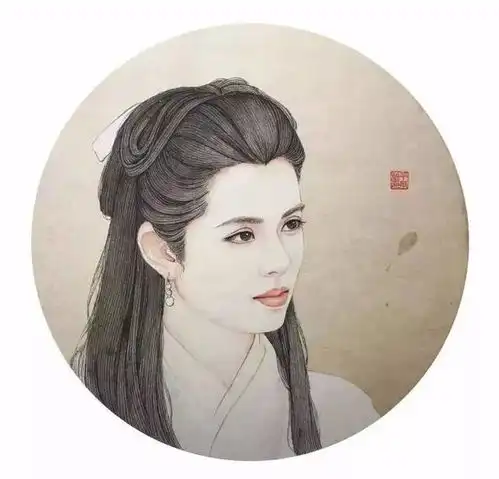 这个90后姑娘用工笔线条,画出古风女子极致的美,每一张作品都惊艳了时光