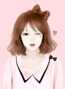 韩版女生头像,要卡通不要真人