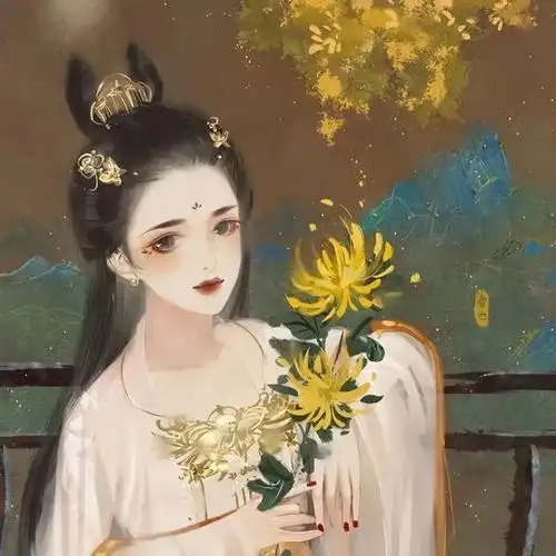 十二星座女生专属古风头像,天秤座美艳天蝎座高冷,你的呢