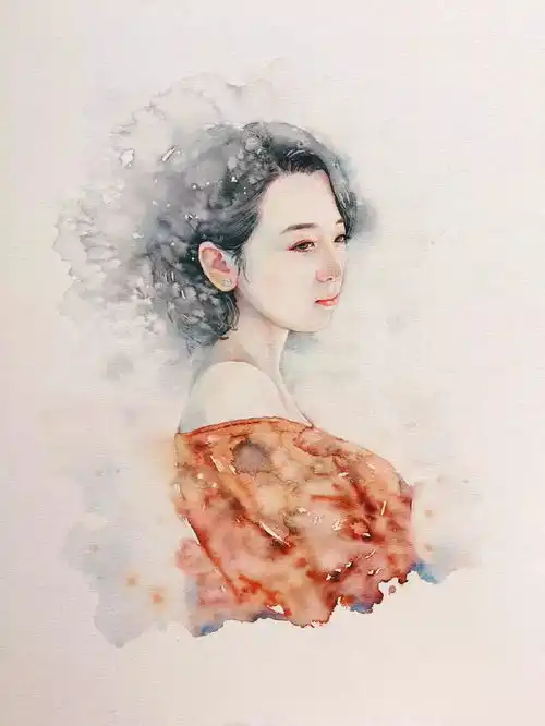 90后姑娘用古风线条,画出女子极致的美,每一张都惊艳了时光