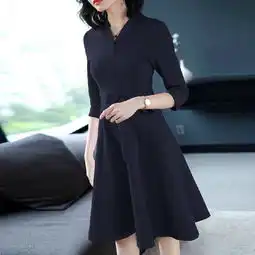 奔四奔五的女人,多穿这样的连衣裙,上身减龄时髦更有女人味