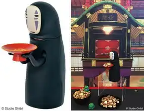 这次不吞青蛙了无脸男存钱筒吃饱还会打嗝