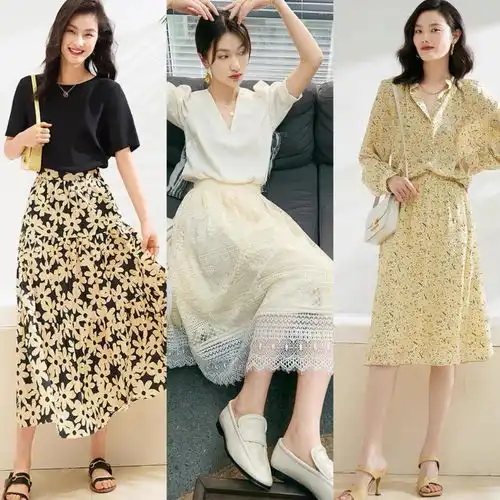 夏季裙子不用多真正懂穿搭的女人这几条够了,营造知性女人味