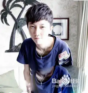 男生纹理烫发型图帅哥专用发型