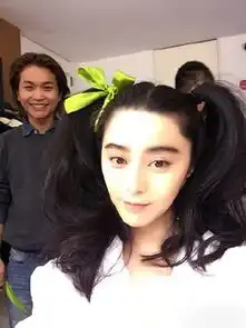 女神范冰冰冬至送祝福素颜扎双马尾被赞美的任性