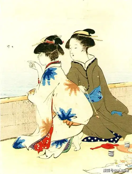 风姿曼妙近现代日本三位杰出艺术家的美人画