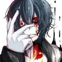 阴暗冷酷血腥头像男生二次元