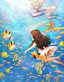 小清新壁纸收藏中森林女孩日记