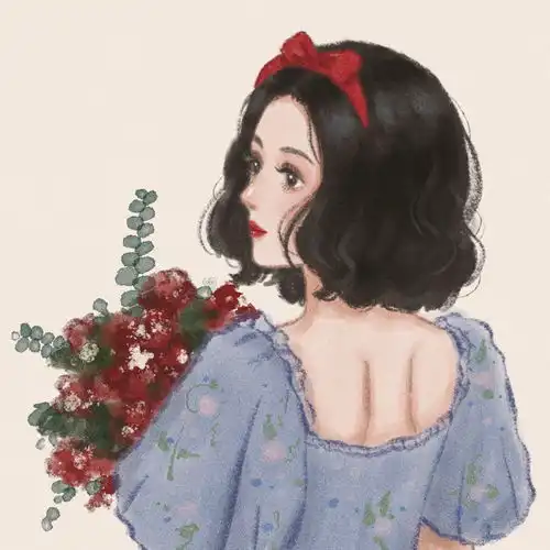 一组超文艺超美女生头像