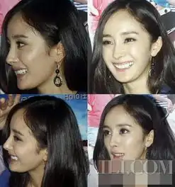 开扒娱乐圈侧脸残的女星们杨幂被封圆月弯刀图