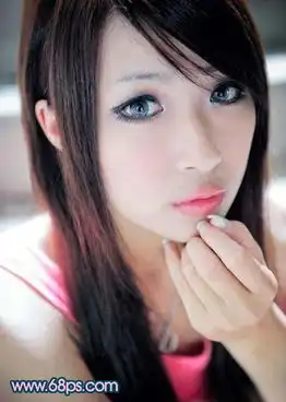 photoshop把美女头像转成黑白仿手绘效果