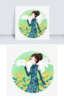 复古小清新唯美旗袍女子图片素材psb格式下载动漫人物大全