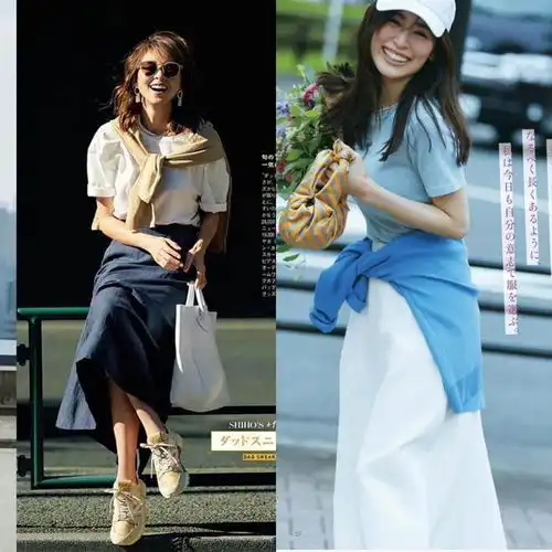 为什么你穿t恤不好看看日本女人就知道会穿和不会穿差别真大