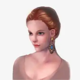手绘油画人物油画美人美丽女生图片素材其他格式下载动漫人物大全