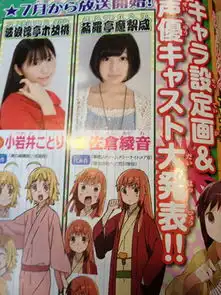 7月新番女子落cast公开人设图放出