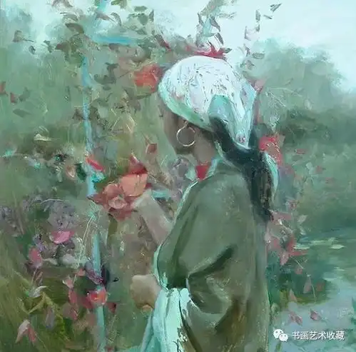 美国女画家描绘温柔如水的女人