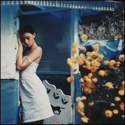 凝固时间的美丽人像女人性感的多面