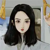 手绘长发女生头像唯美微信头像图片大全
