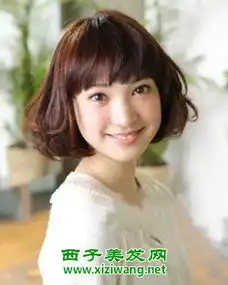 最新女士短发烫发图片娇俏又纯美