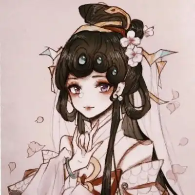 沈言唯美古风气质二次元女头