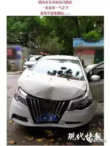 开车猛撞大树就因为女儿不听话