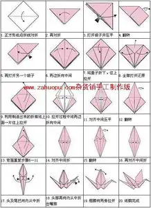 请问一下,千纸鹤怎么折能给我详细的方法吗,最好有图,谢谢啦