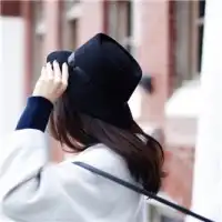 qq头像女生背影带帽子侧身站的,谁有