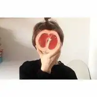 白边头像女上下微信头像图片大全