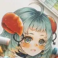 马克笔动漫图片简单可爱萌女生马克笔动漫图片