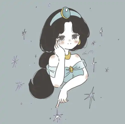 q版迪士尼公主,小圆脸尽显幼齿感乐佩满头是鲜花少女心泛滥