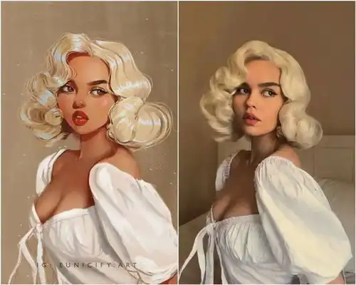 画美女,还需再加亿点点细节